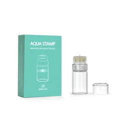 Hydra Needle-Herramienta de aguja de titanio y aplicador de suero, rodillo Derma cosmético para el crecimiento de la cara y la barba, 0,2mm/0,25mm/0,3mm