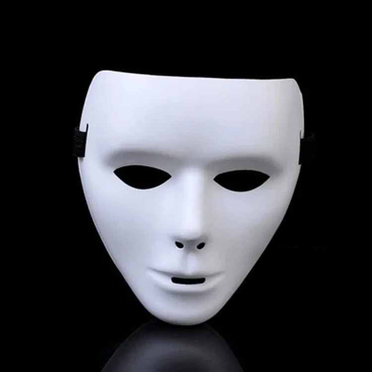 1 Stück Plastik-Halloween-Maske für Halloween-Streiche Geisterfest Karneval Trickreiche Party-Requisiten Dekorationsmaske – Detail 2