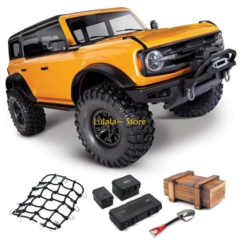Y4QA 1/10 Scale RC Luggage Roof Rack Storage Net for TRX-4 Rc Car