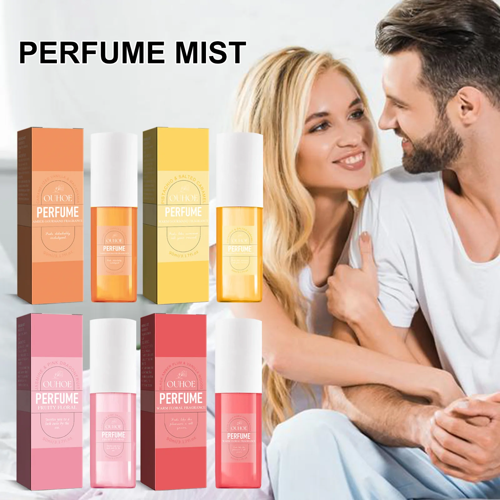 Long Lasting Pheromone Perfume Spray Air Refresh Skin Mist Flirting Seduction Party Dating Charming Jasmine Body Perfume Spray