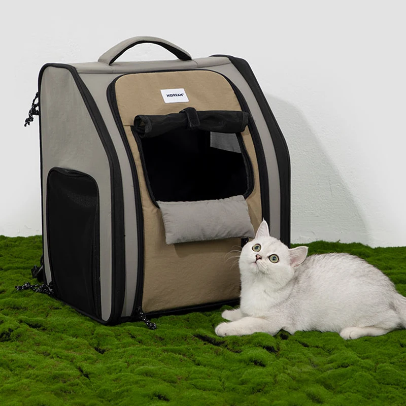

Cat Backpack Carrier Expandable Pet Carrier Backpack for Small Dogs Medium Cats Foldable Puppy Backpack Carrier for Travel