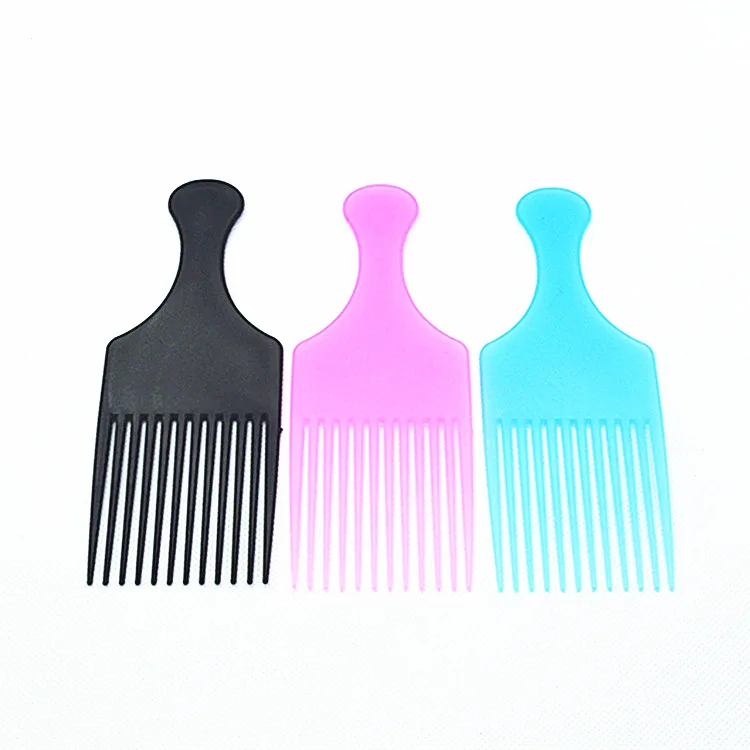 

3pcs/ lot Hair Comb Fork Hairbrush Hair Fork Wide Teeth Brush Pick Comb For Curly Hair Styling Tools Hairdressing Salon Supply