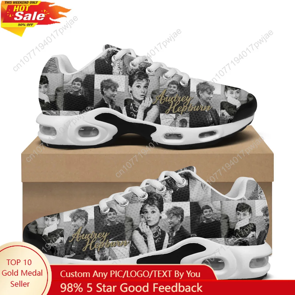 

Audrey Hepburn actress Air Cushion Sneakers Mens Womens Hiking Running Casual Shoes Mountain Climbing Shoes Custom Shoes