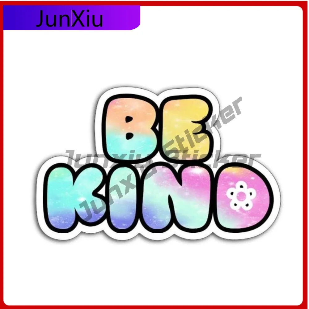 

Be Kind Sticker Pastel Galaxy Retro Decal Scratch-proof Exterior Decorative Aquarium Accessories For Camper Bodywork Laptop Suv