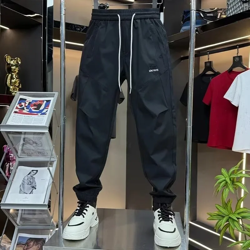 Neue Männer Casual Hosen Jogginghose Koreanischen Stil High Street Schwarz Weiß Hosen Herbst Jogging Männer Kleidung Streetwear Kleidung