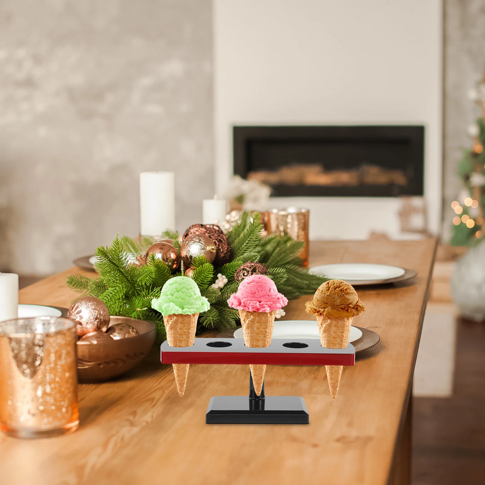 

s Sushi Roll Cone Holder Ice Cone Holders Cream Display St Dessert Storage Ice Cream Display Rack Tray Car Accessories