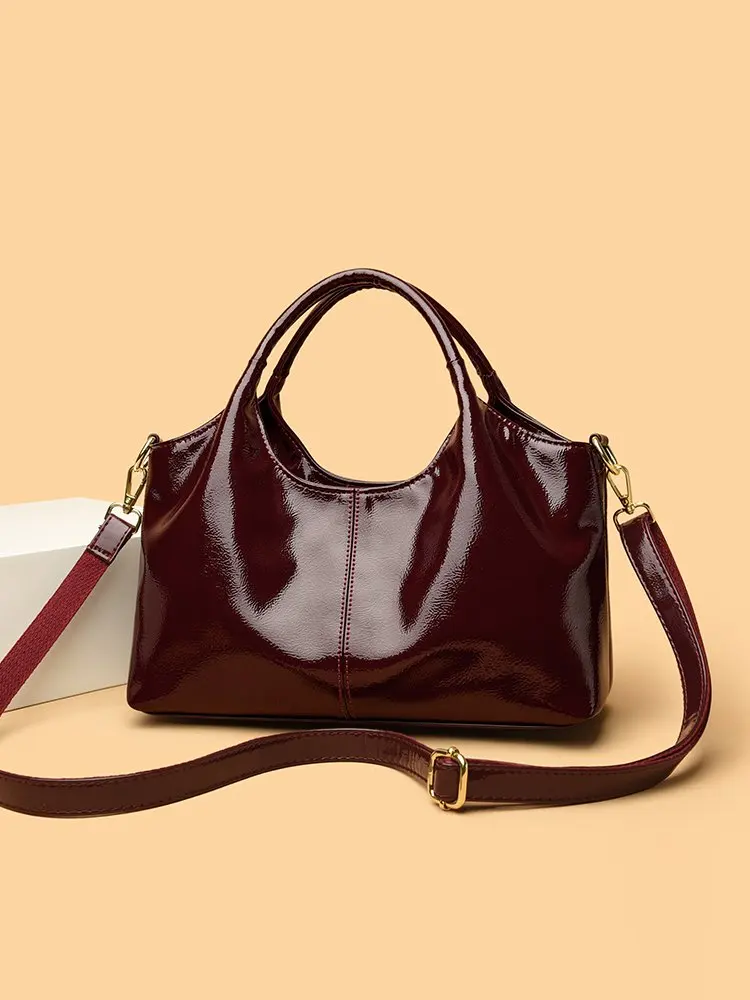 

Elegant Business Crossbody Bag For Women, Minimalist Design With Letter Logo, Luxury Handbag For Leisure Time