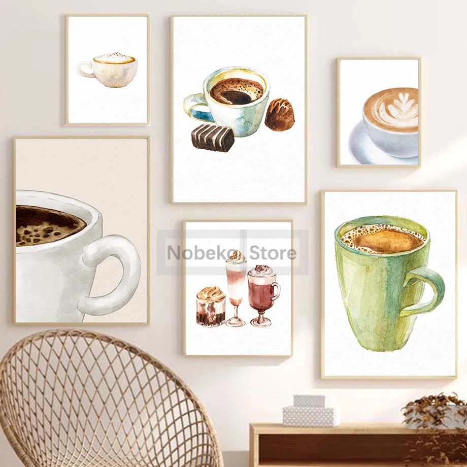 Watercolor Coffees …