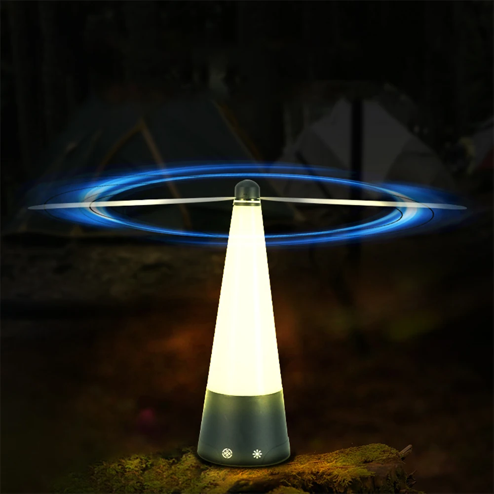 

Fly Repellent Fan with LED Light USB Rechargeable Portable Mosquito Repellent Fan Pest Control Fan for BBQ Picnic Parties