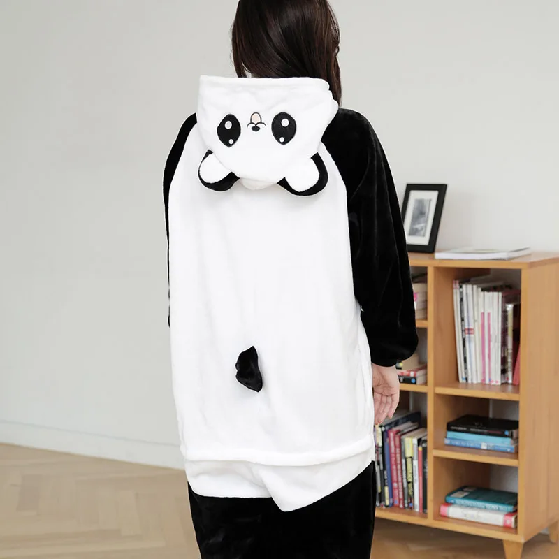 Cậu Bé Gái Bộ Đồ Ngủ Trẻ Em Unisex Pijamas Nữ Kugurumi Mùa Đông Hoạt Hình Hình Cosplay Bộ Pyjama Onesies Nam Gấu Trúc Đồ Ngủ Tổng Thể