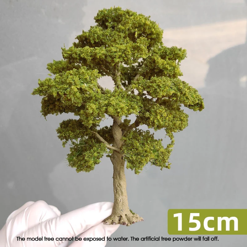 Modelo de árbol de otoño de simulación a escala HO/OO/G, miniaturas de paisaje de jardín, modelo de tren, diseño de ferrocarril, 10-28cm, 1 ud.