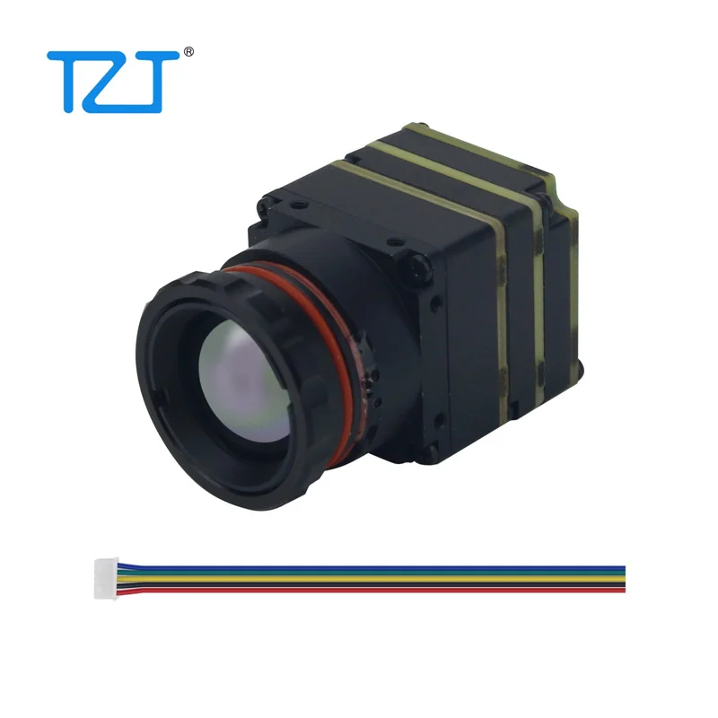 TZT 640X512 13MM/19MM/25MM/35MM/50MM Lens Thermal Imager for FPV Drones with CVBS Interface Longwave IR 12um Micro Camera Module