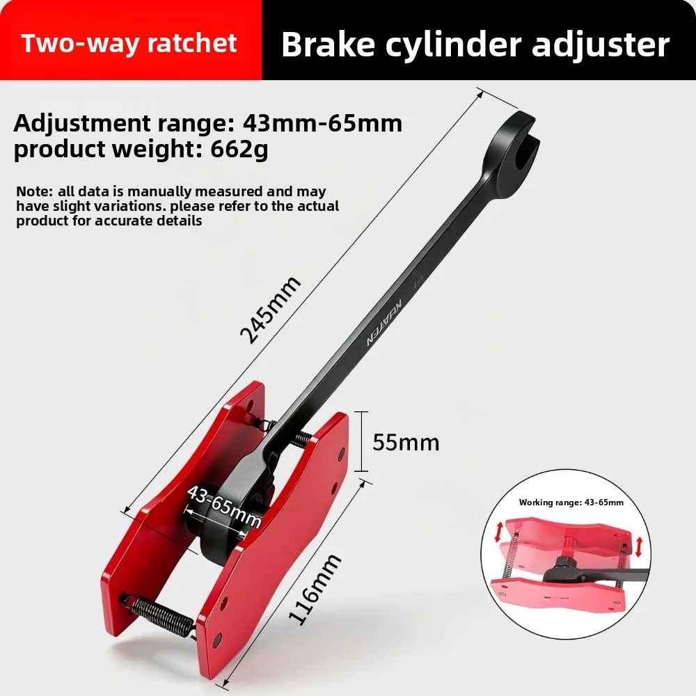 Ratchet Brake Caliper Piston Press Tool Disc Pad Separator for Auto Repair