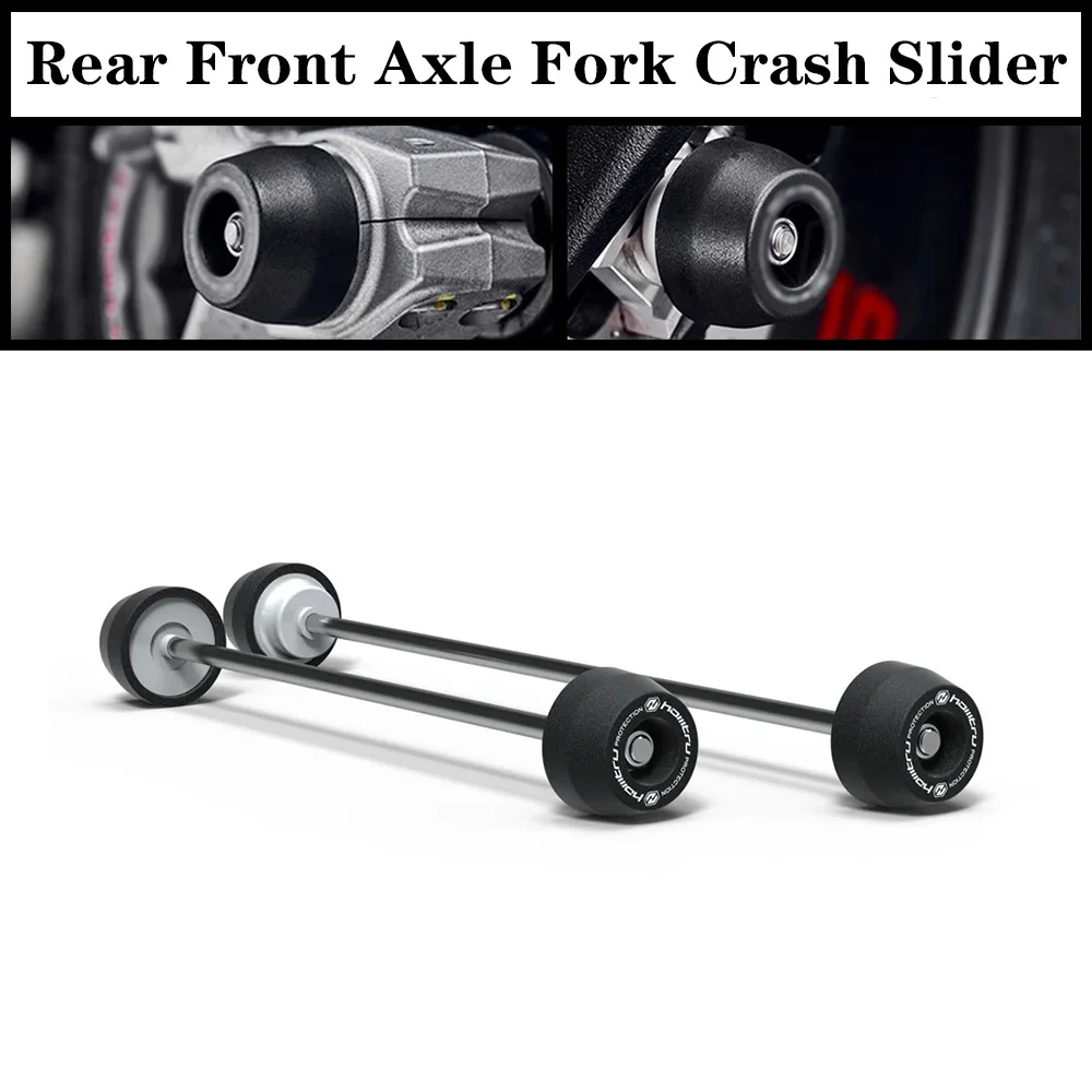 

For Triumph Trident 660 / Tiger Sport 660 2021-2025 Motorcycle Front And Rear Wheel Axle Fork Crash Protector Accessories