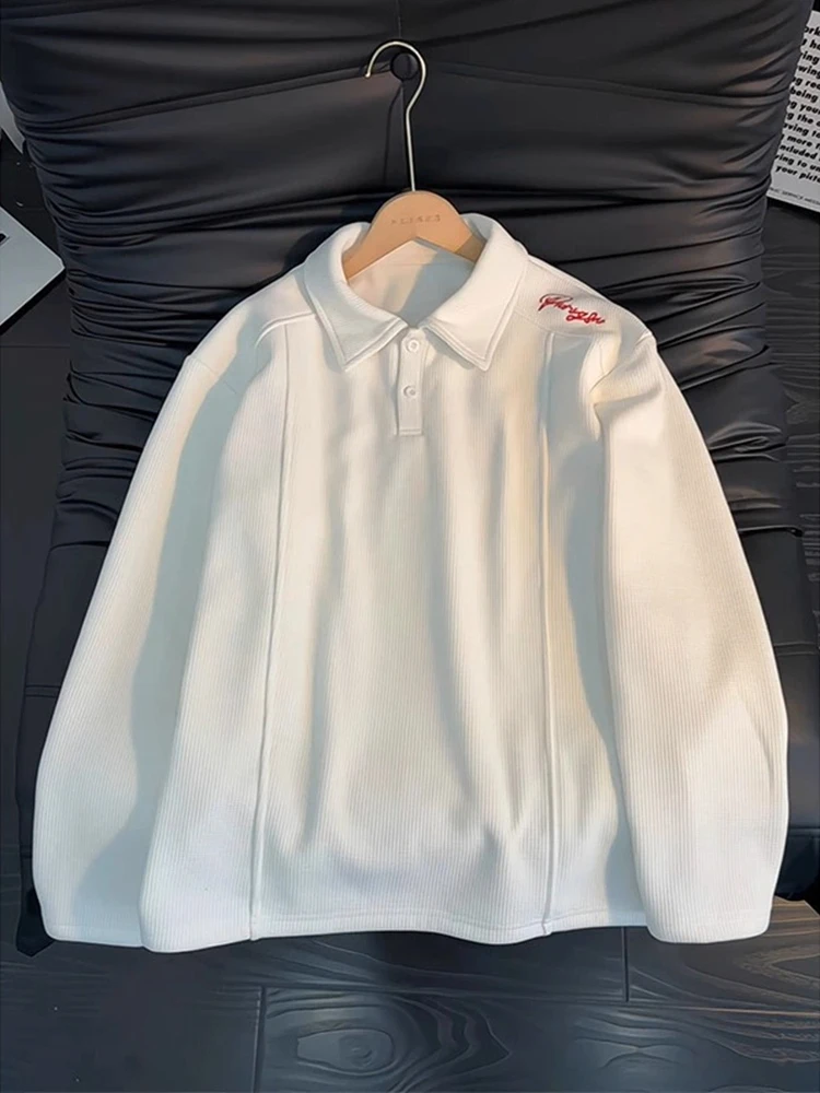

Мужская толстовка с вышивкой American Red Label Long Sve Fce на подкладке irt oulder с подкладкой, повседневная зимняя одежда