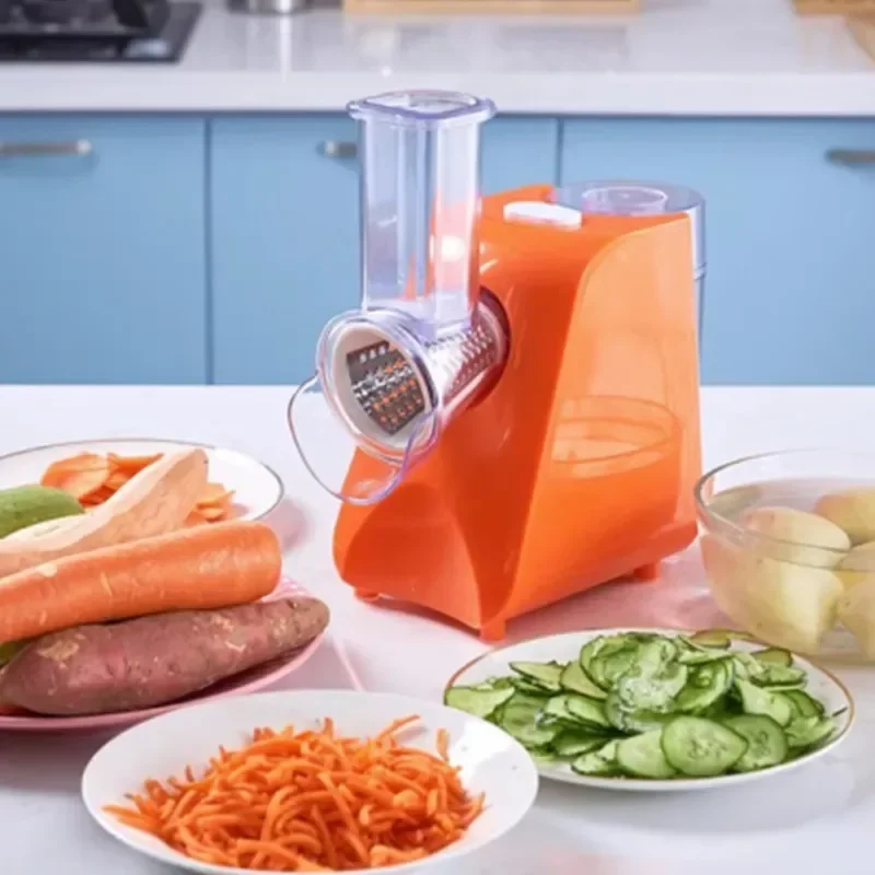 Coupe-légumes électrique multifonctionnel, trancheuse de concombre et de pommes de terre, machine à couper et à gratter, râpe de cuisine