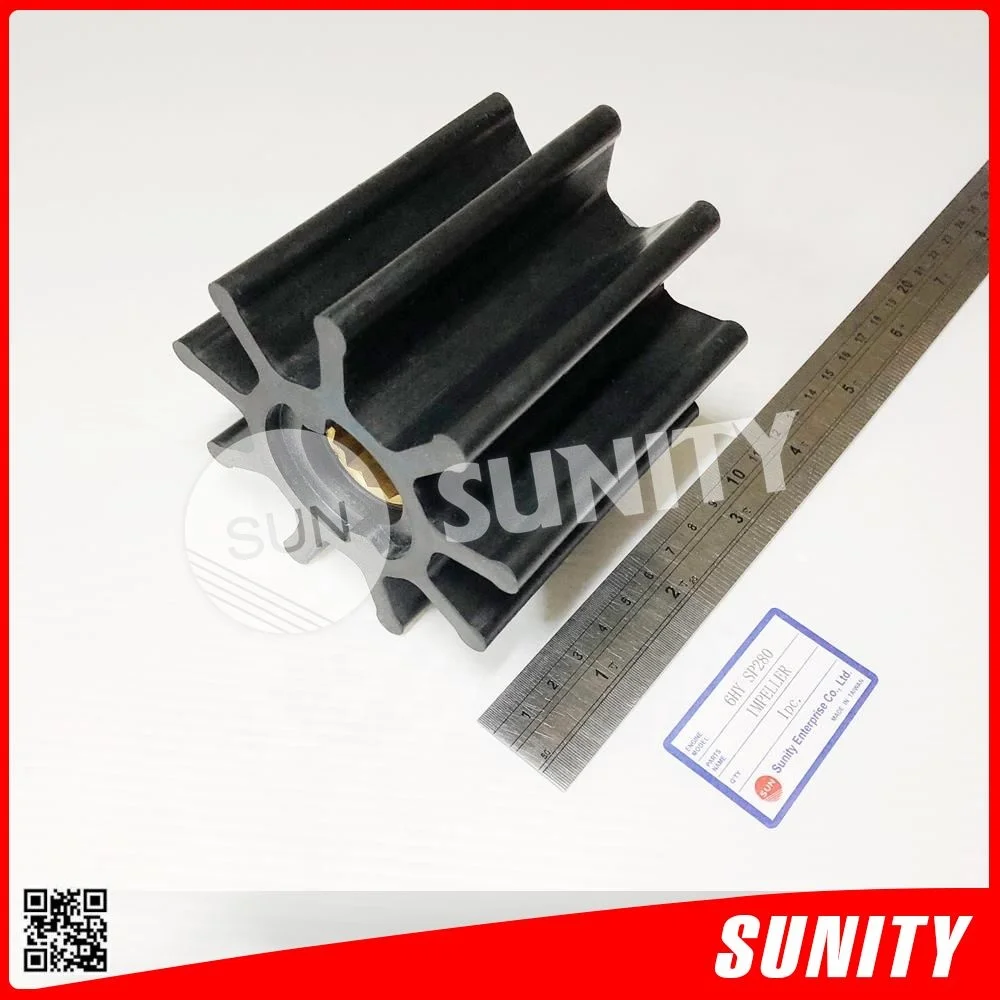 TAIWAN SUNITY Excellent Quality 6HY Water Pump SP280 OEM 125613-42762 FOR YANMAR 6HY IMPELLER