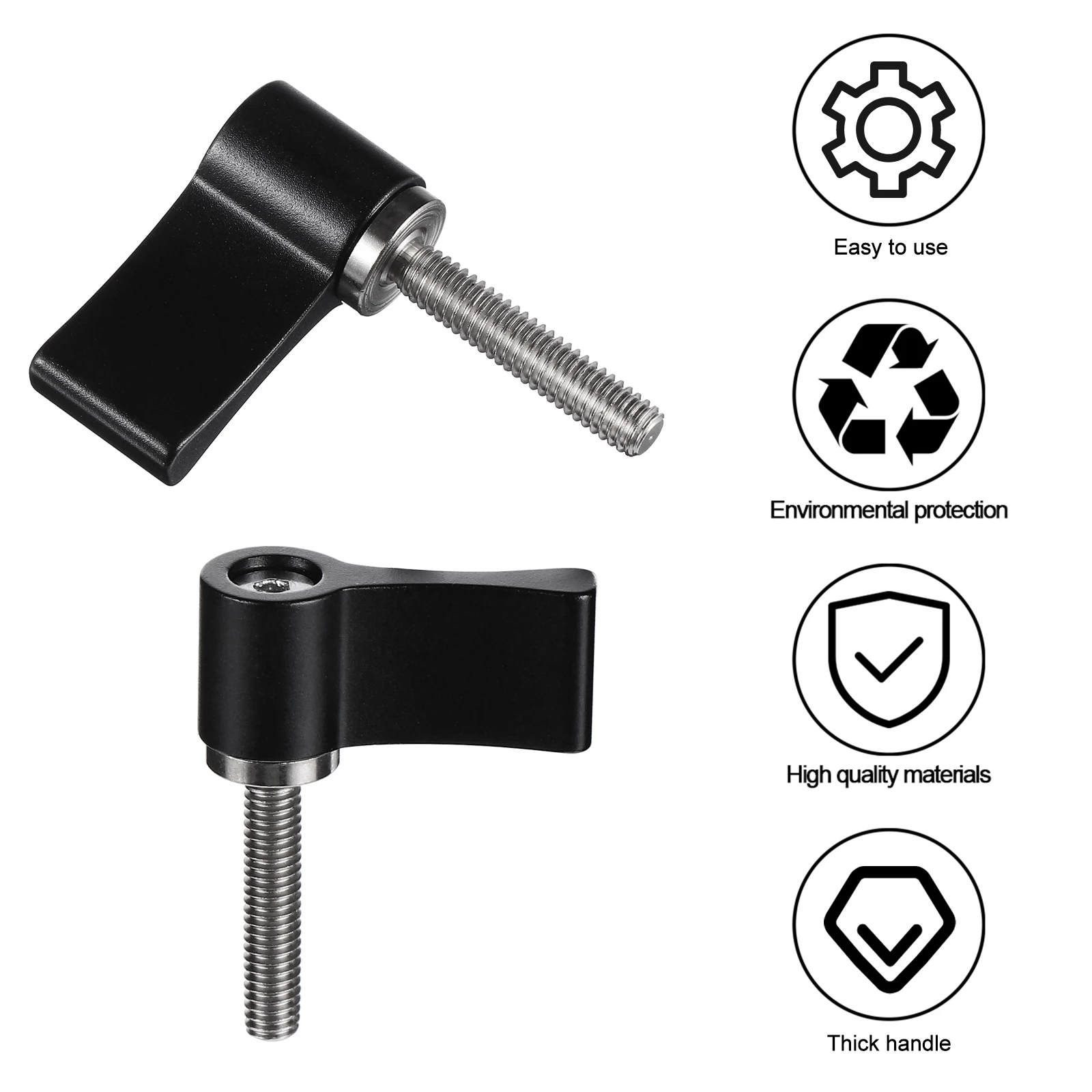 

2pcs L-Shaped Adjustable DSLR Locking Wing Nut Metal Alloy Adjustment Screw For Dslr Camera Locking Screw Hardware