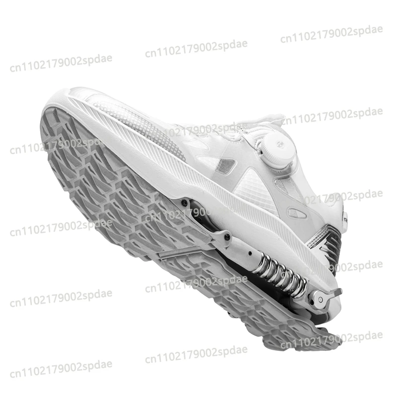 New Top Mechanical Running Shoes Breathable Sneakers Shock Absorbing Spring Assisted Shoes Shock Absorbing Fitness Shoes