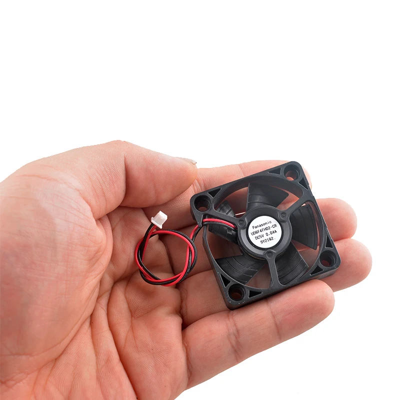 UDQF4FH02-CR 4cm 40mm ventilador 40x40x10mm DC5V 0.04A 2 pines (silencioso) ventilador de refrigeración desmontable para fuente de alimentación de grabadora de vídeo