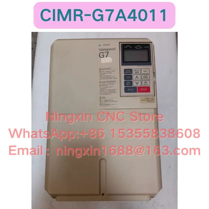 

Used CIMR-G7A4011 Frequency Converter Tested OK