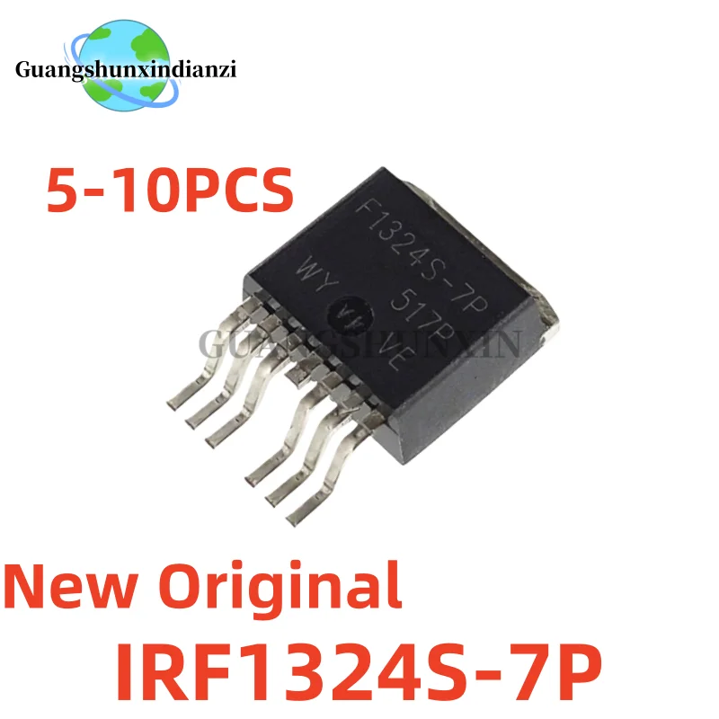 5-10PCS+ 100% New Original IRF1324S-7PTRPBF IRF1324S-7P IRF1324S F1324S-7P AUIRF1324S 7P AUF1324S 7P IRF1324 D2PAK TO-263