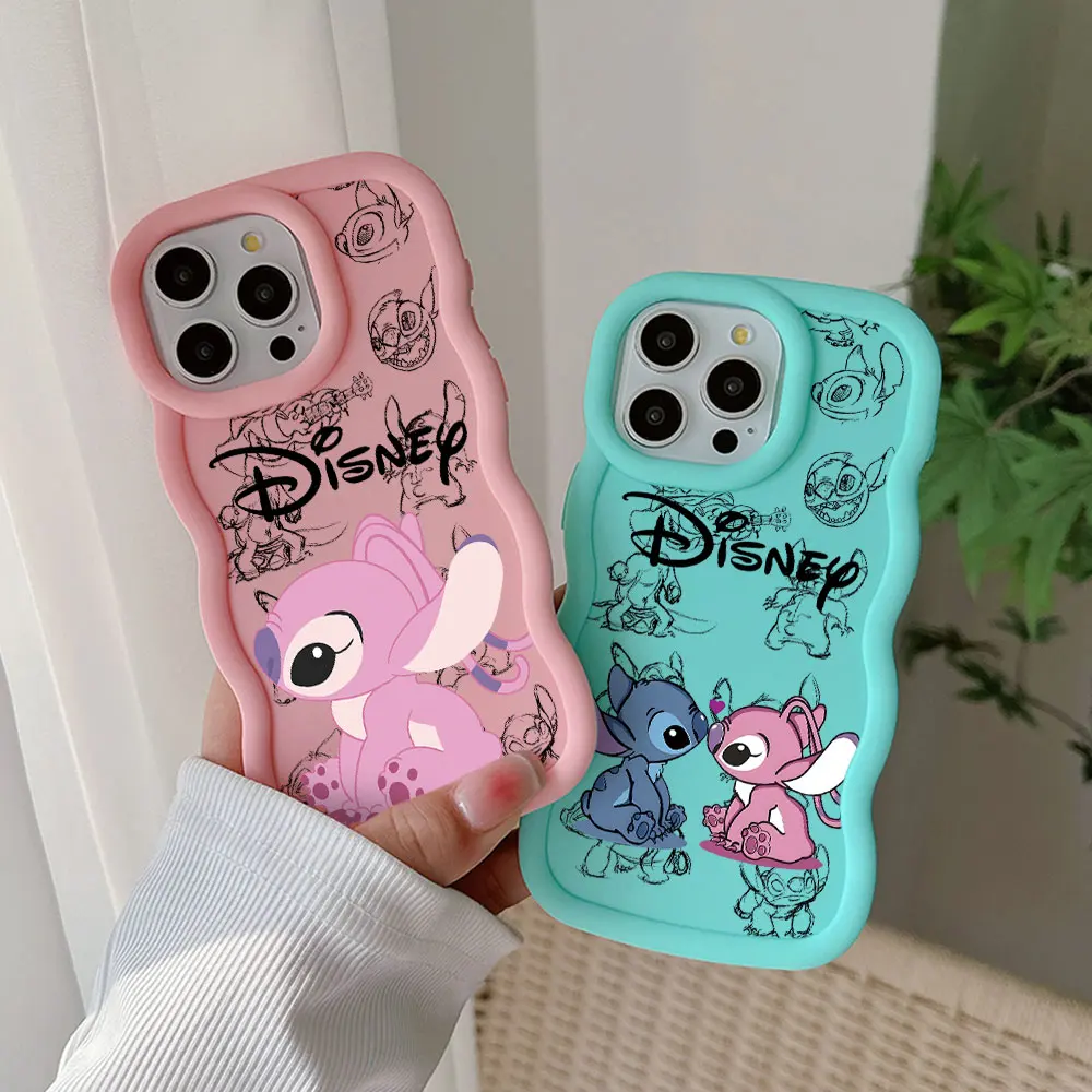 Popular Cartoon Stitch Phone Case For Samsung A03 A04 A10S A11 A12 A20S A21S A13 A14 A55 A54 A34 A53 A30 A32 A33 A73 5G Cover