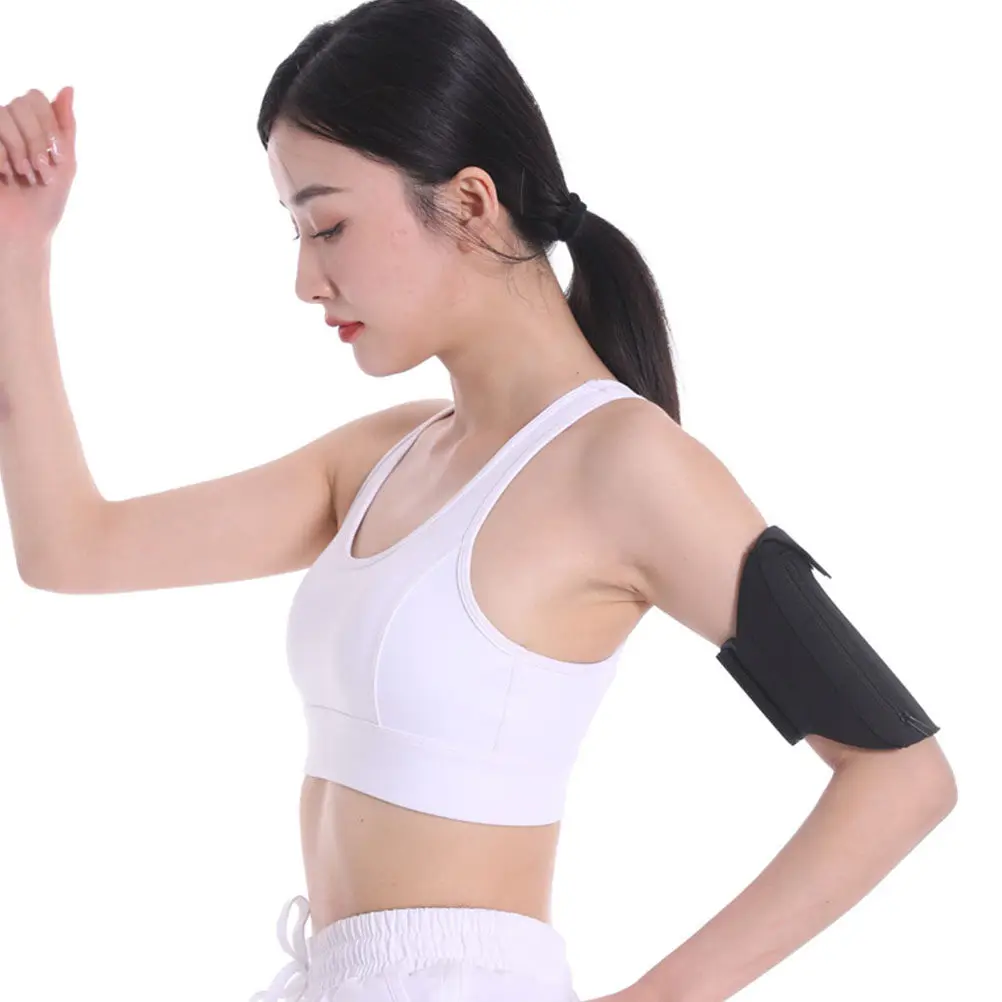Premium Neoprene Running Arm Bag for Phone Secure Fit Sweat-Wicking Waterproof Dustproof Outdoor Sports Arm Pouch Armband Phone