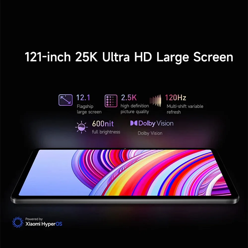 الإصدار العالمي من جهاز Xiaomi Redmi Pad Pro اللوحي 6GB + 128GB 8GB + 256GB Snapdragon 12.1 بوصة 120 هرتز عرض بطارية 10000 مللي أمبير في الساعة #4