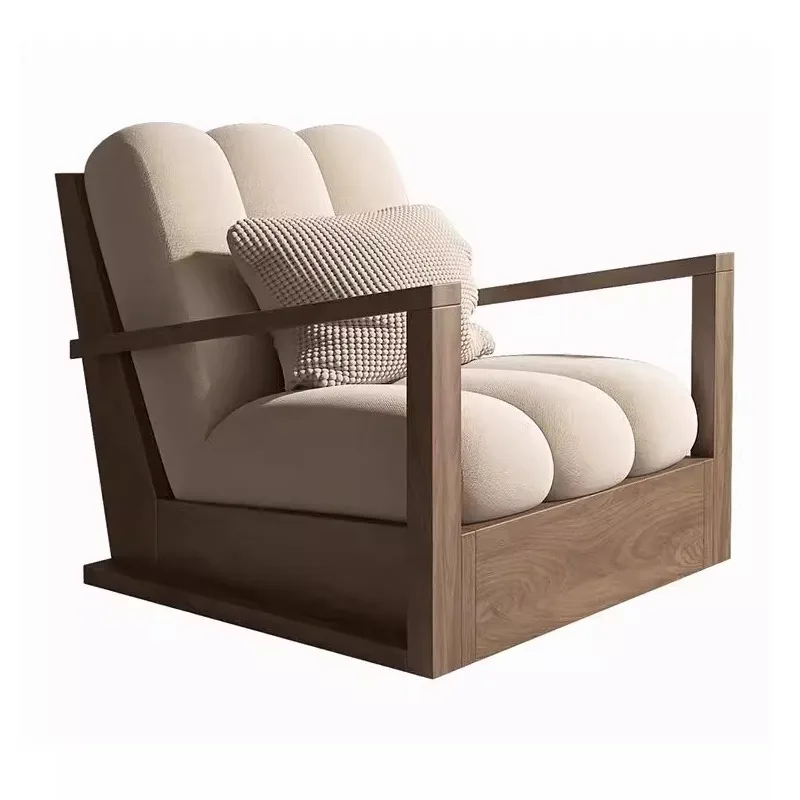 

Japanese style sofa small apartment straight row negotiation medieval bedroom hotel Nordic homestay cafe chair leisure chair