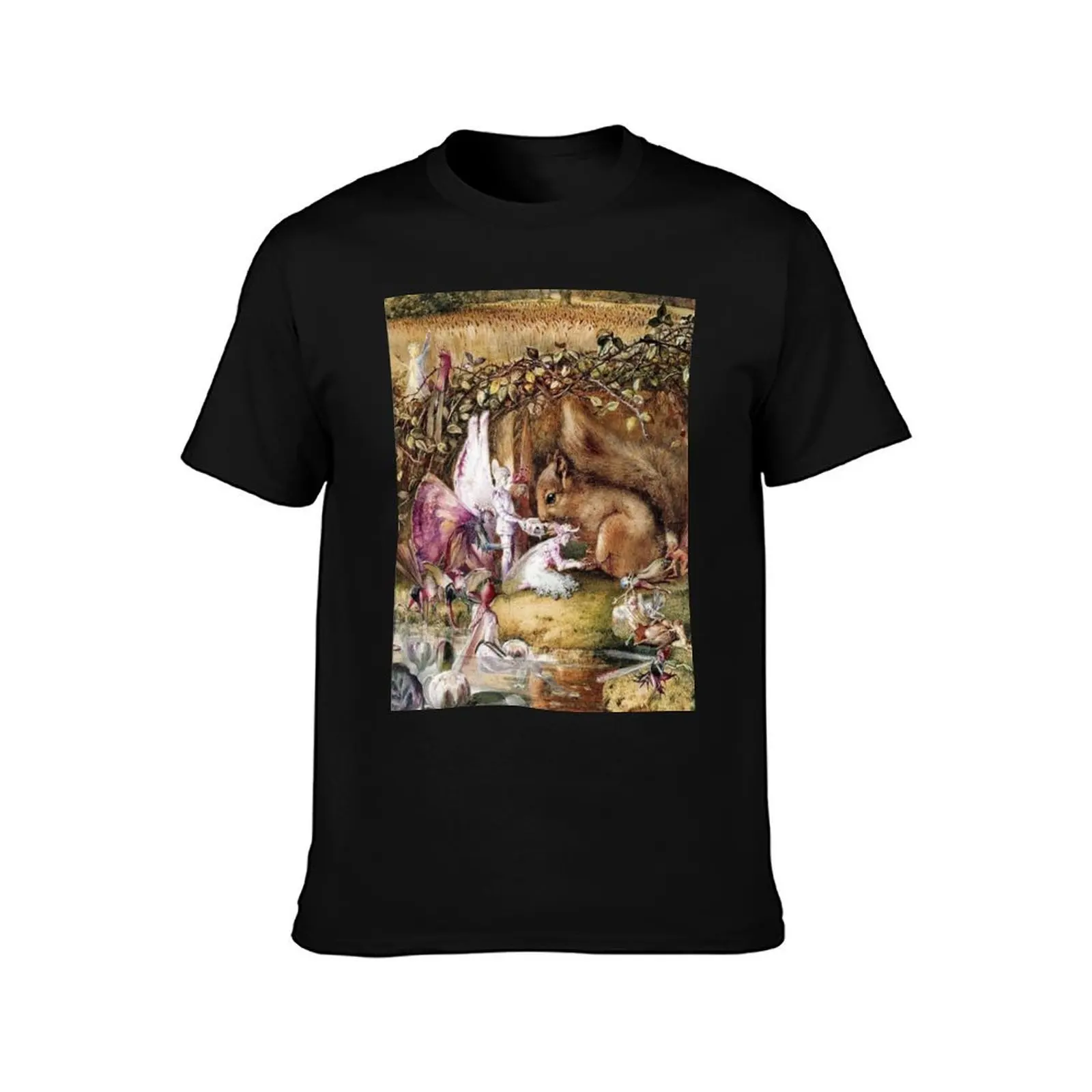 “Squirrel Care” by John Anster Fitzgerald T-Shirt Outdoor Sports Lightweight Tee