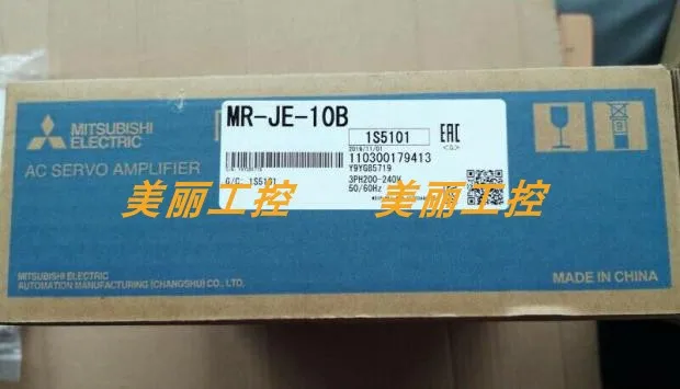 Mitsubishi MR-JE-10A B 20A B 40A B 70A B 100A B 200A B has a new one-year warranty.