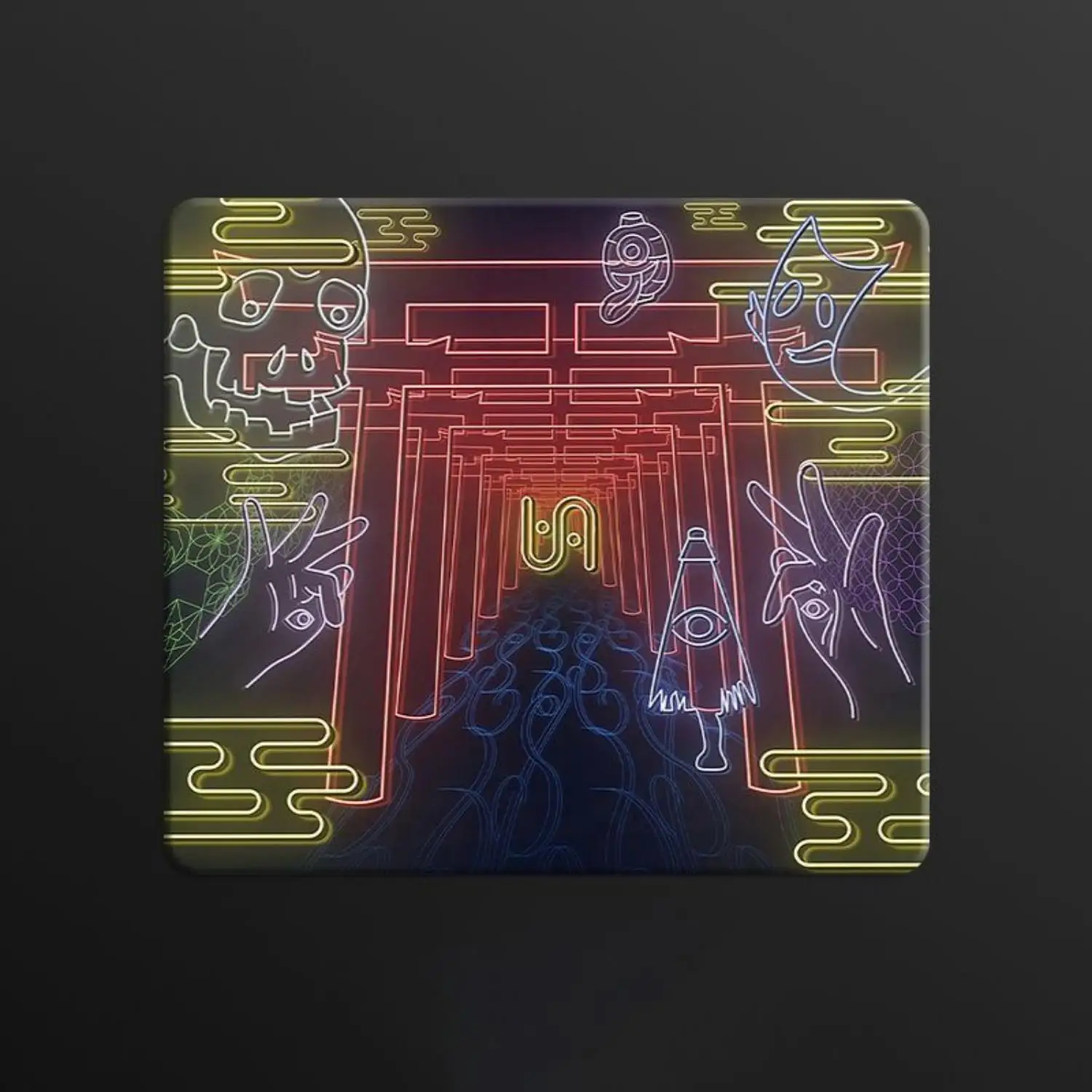 

Avenue Of Stars Glass Mousepad Sora Game Mouse Pad Customized Pattern Tempered Smooth Gaming Desk Mat Fps Esports Office Gaming