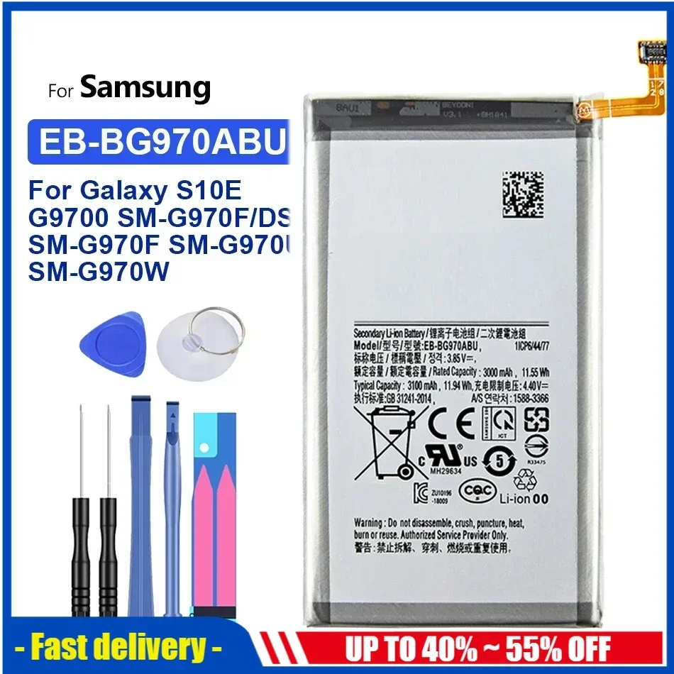 

EB-BG970ABU 3100mAh Battery For Samsung Galaxy S10e S10E S10 E S10 SM-G970F/DS SM-G970F SM-G970U SM-G970W G9700 SM-G970N