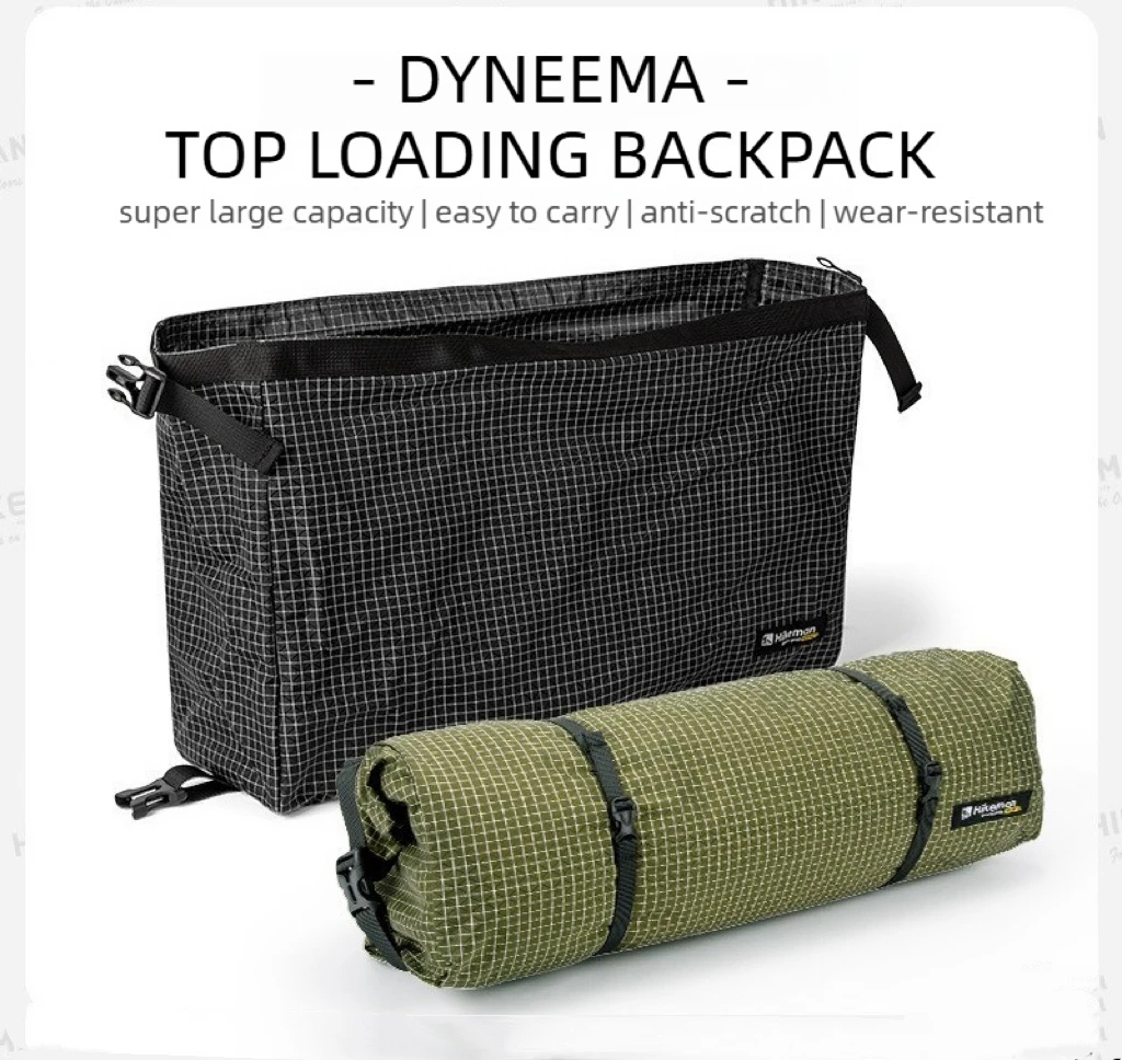

Dyneema 12L Waterproof Bag Expandable Backpack Top Pocket Multifunctional Outdoor Hiking Camping Accessory Storage Pack
