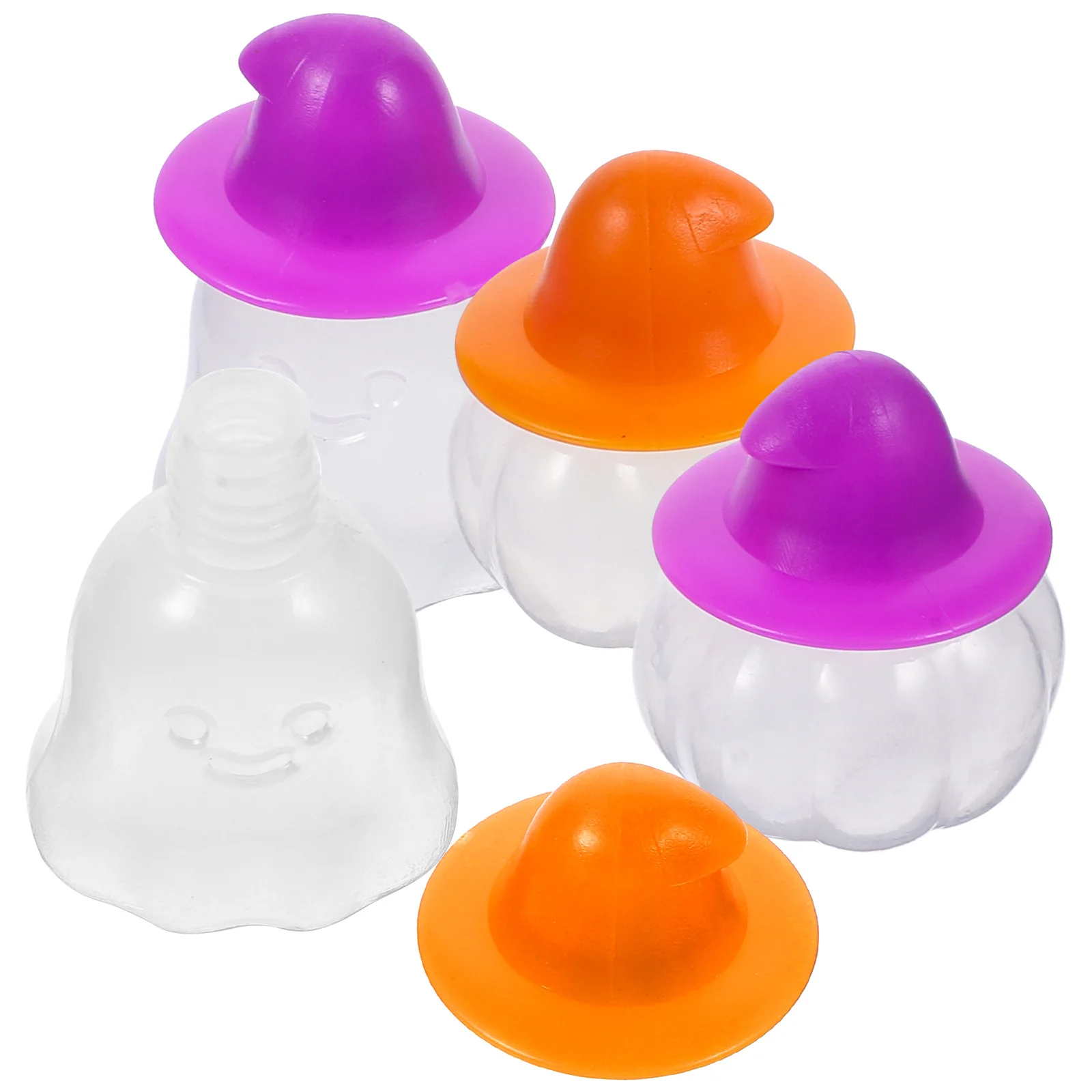 

4 Pcs Squeeze Mini Spice Bottle Spray Travel Sauce Bottles Lunch Bento Soy Case Container