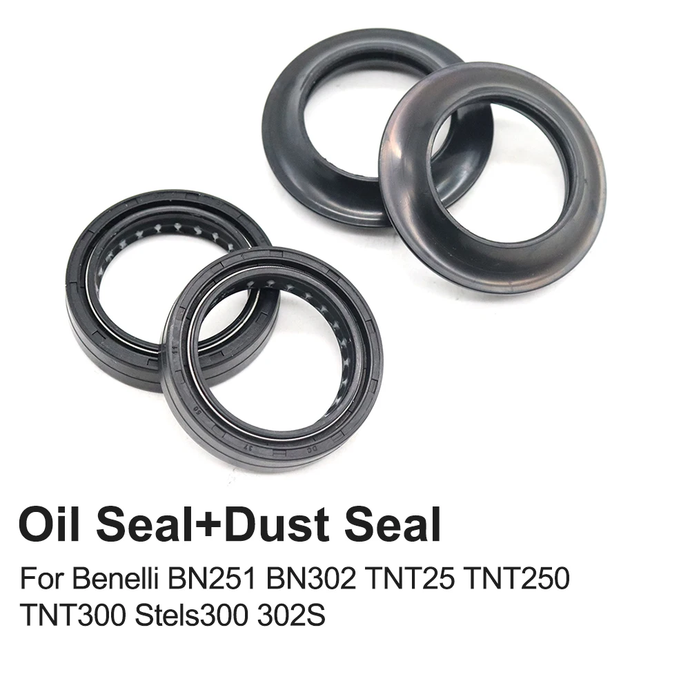 For Benelli BN251 BN302 TNT25 TNT250 TNT300 Stels300 302S Motorcycle Front Fork Damper Oil Seal Dust Cover Accessories TNT 250