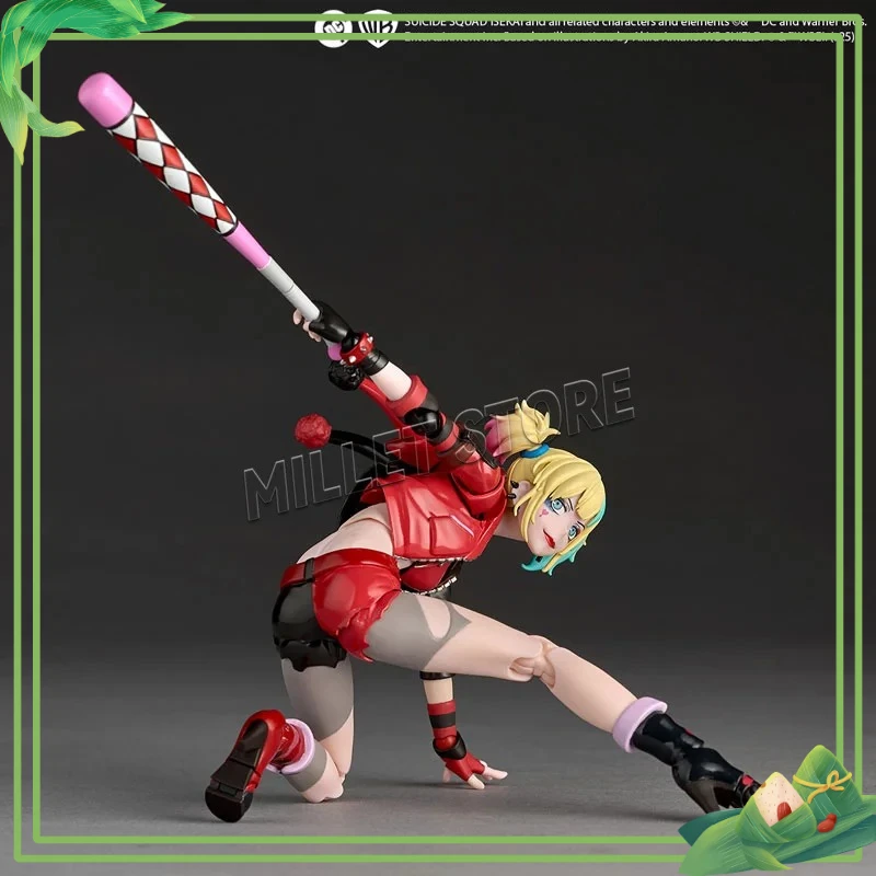 

В наличии Оригинальная фигурка Kaiyodo Revoltech Amazing Yamaguchi Harley Quinn Suicide Squad ISEKAI Ver. Коллекционные модели игрушек в стиле аниме