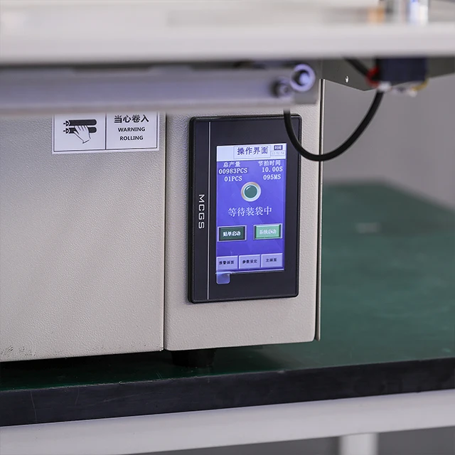 123Hot ذكي التلقائي التجارة الإلكترونية اكسبرس باجر سطح المكتب آلة التعبئة الصغيرة آلة تعبئة الأكياس السريعة الصغيرة #2