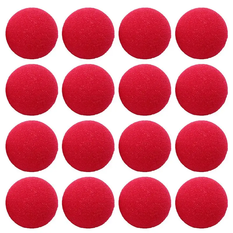 

40 Pcs Clown Nose Performance Prop Professional Red Accessory Mask Sponge Decorative Cosplay Xmas Work The