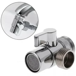 Toilet Bathroom Brass Sink Valve Diverter Faucet Splitter Hose Adapter M22 X M24 1/2-Inch IPS Connection For Regular Shower Hose
