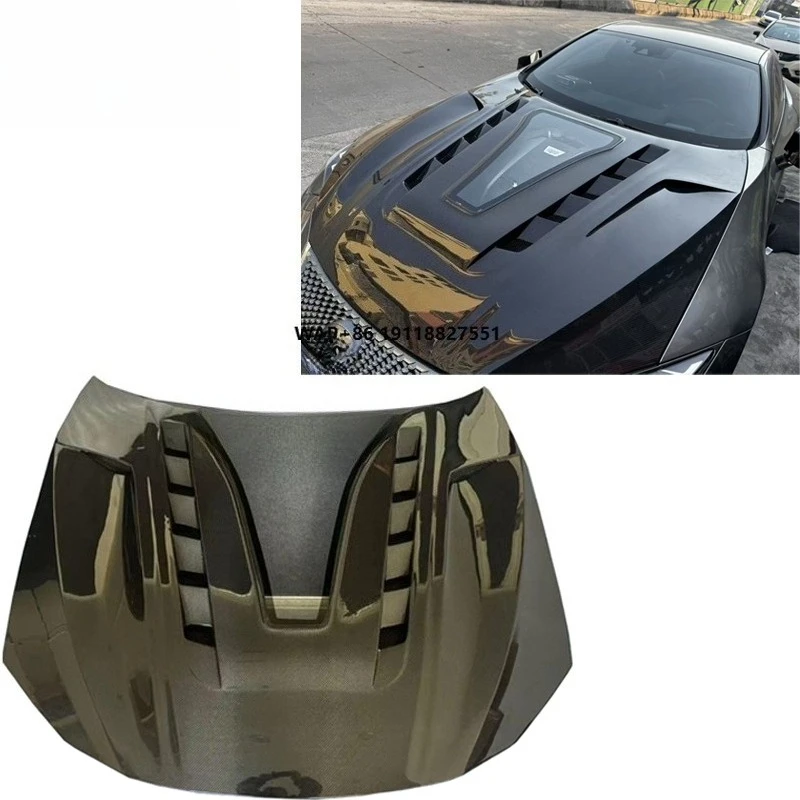 

For LC500 LC500H Hot Sales High Quality Fitment Carbon Fiber PU Style Engine Hood Body Kit Car Accessories Aerodynamic Kit