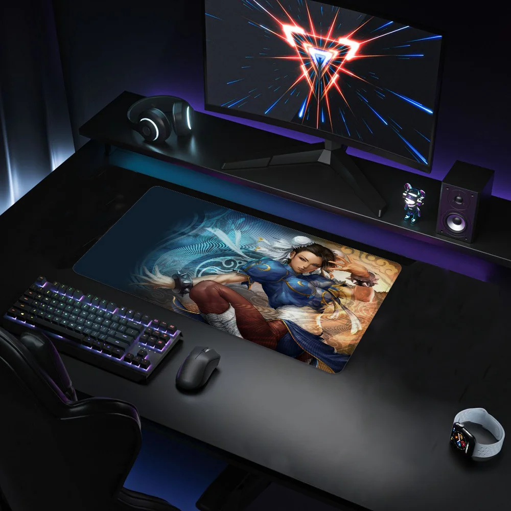 

Big Mouse Pad Gaming Accessories Xxl Extended Pad Mouse Mat Office Rug S-street F-fighter Mousepad Gamer Deskmat Mouspad Desk