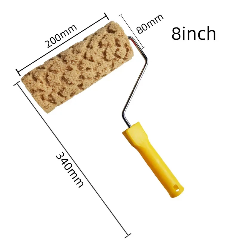 6 "/7"/8 "размеры, валик для краски из пенопласта, кисть с искусственной текстурой морских водорослей для декора стен, инструмент для рисования своими руками