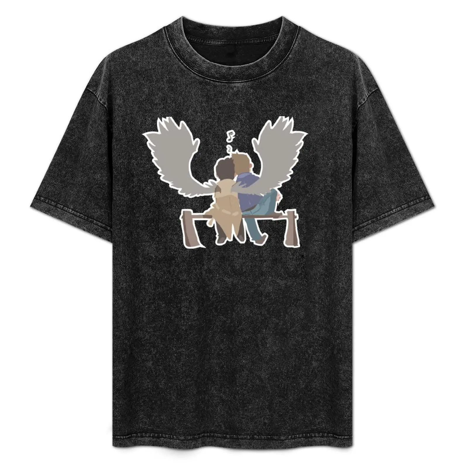 

Destiel T-Shirt Big and Tall Solid Color T-Shirt