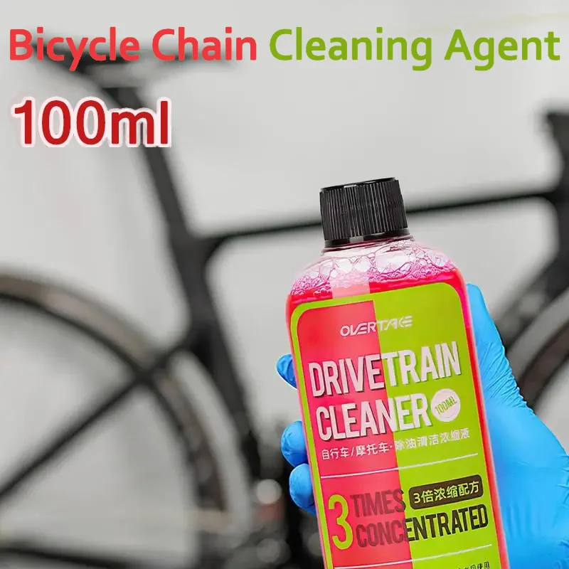 100ml Bike Drivetrain Cleaner Bicycle Chain Cleaning Maintenance Liquid Degreaser Spray Bike Chain Cleaner Bicycle Accessories