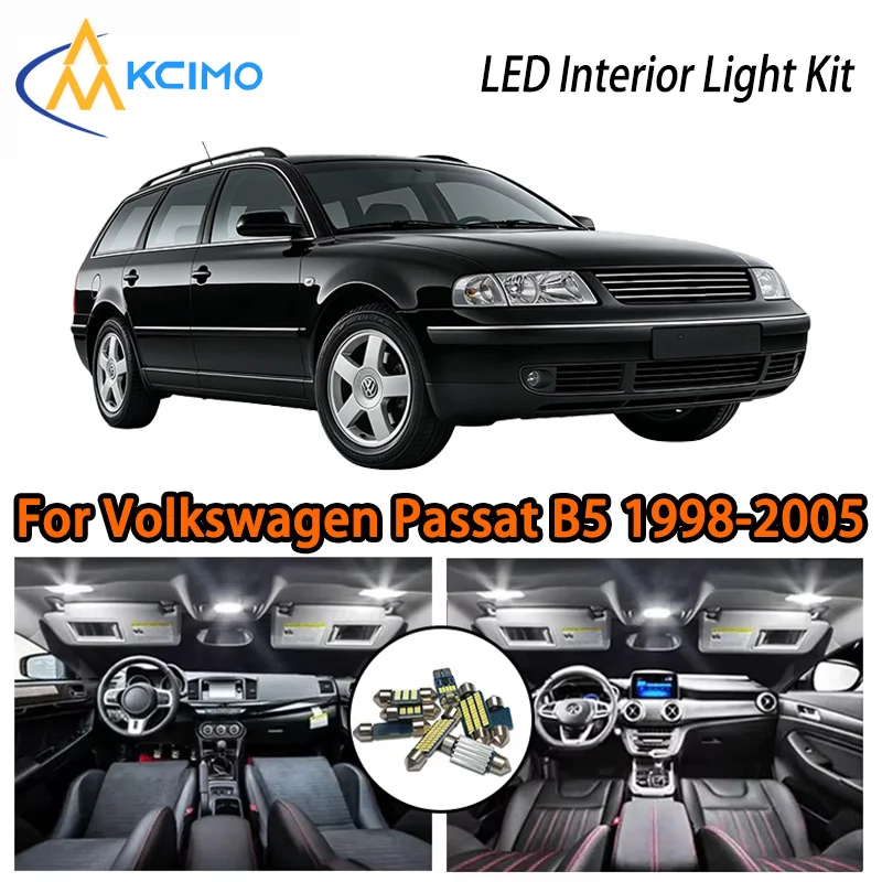 

KCIMO For Volkswagen Passat B5 Variant 1998-2005 Premium LED Interior Kit - 2 Colors , Quick Installation, Long-Lasting