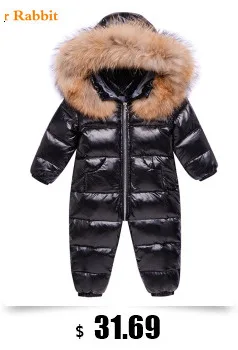 Winter Ski Anzug Baby Overall Jungen Overalls Warme daunenjacke Kinder kleinkind mädchen Kleidung Kinder Kleidung kunstpelz mantel mantel – Detail 27