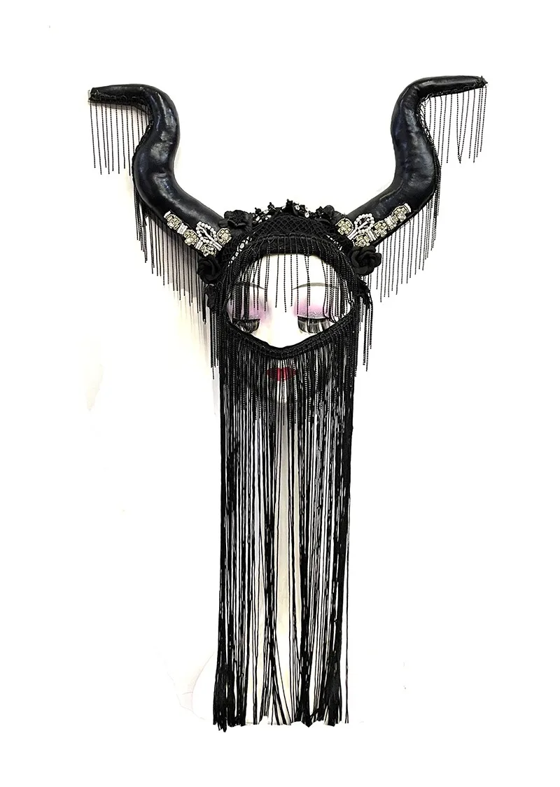 Mascarada fiesta de Halloween cuerno decoración divertido y extraño tocado fiesta COS accesorios para el cabello fiesta niña