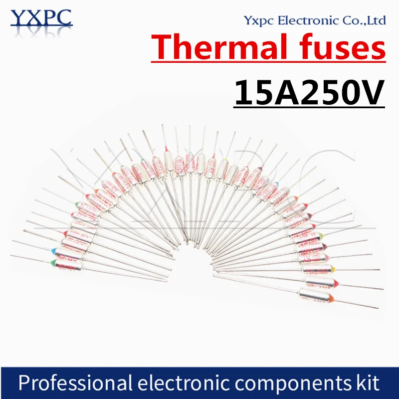 10pcs 15A 250V TF thermal protection Rice cooker fuse  RY- 73C 75C 85C 100C 110C 120C 130C 152C 165C 172C 185C 192C 200C 280C